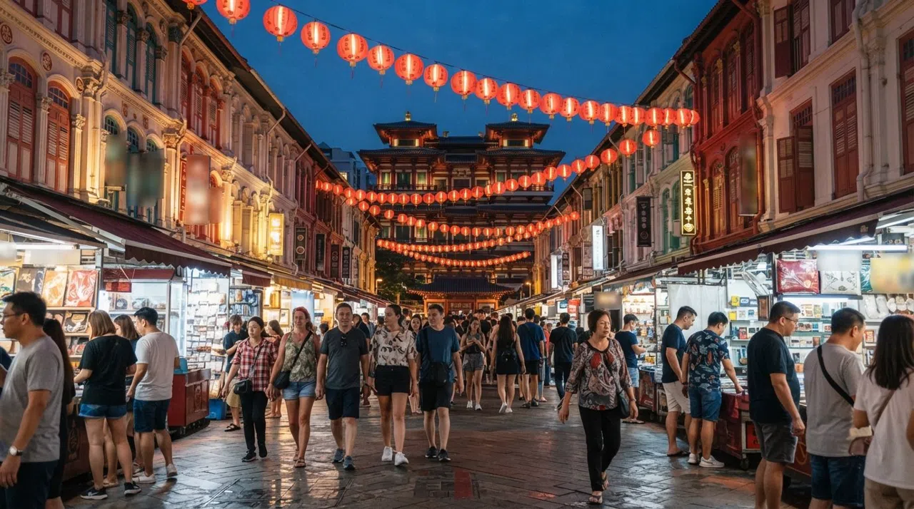 Chinatown, Singapore: fumo di hawker, campane dei templi e notti tra le shophouse