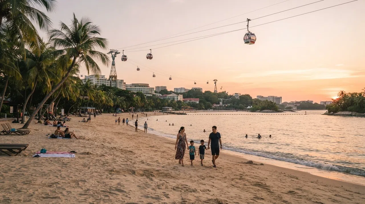 Sentosa, Singapur: diversión diseñada, clubes de playa y escapadas de altura