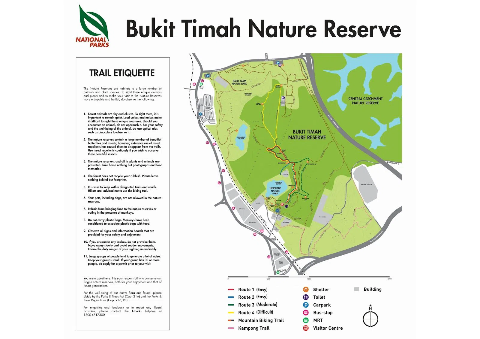 Réserve naturelle de Bukit Timah, Singapour