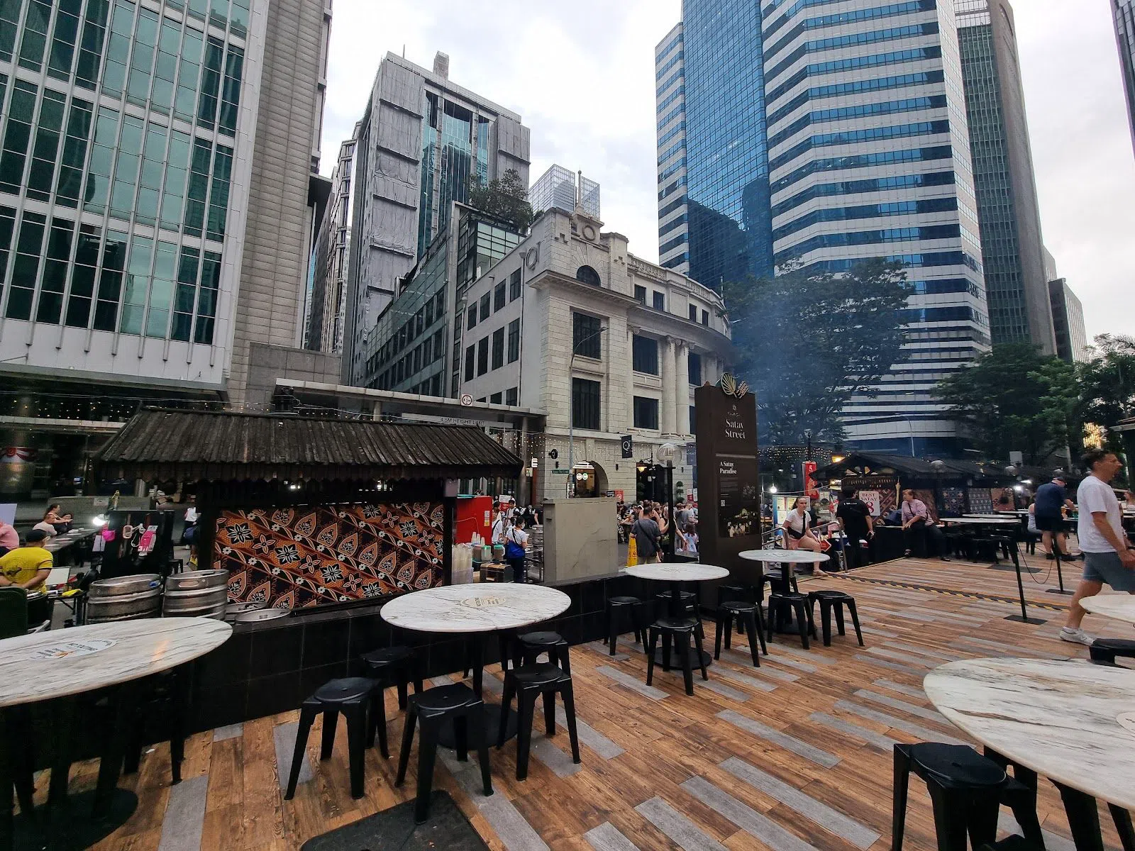 Lau Pa Sat (Satay Street), Singapour